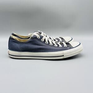 Converse Chuck Taylor All Star Shoes Mens 8.5 Blue Low Top Canvas Sneaker